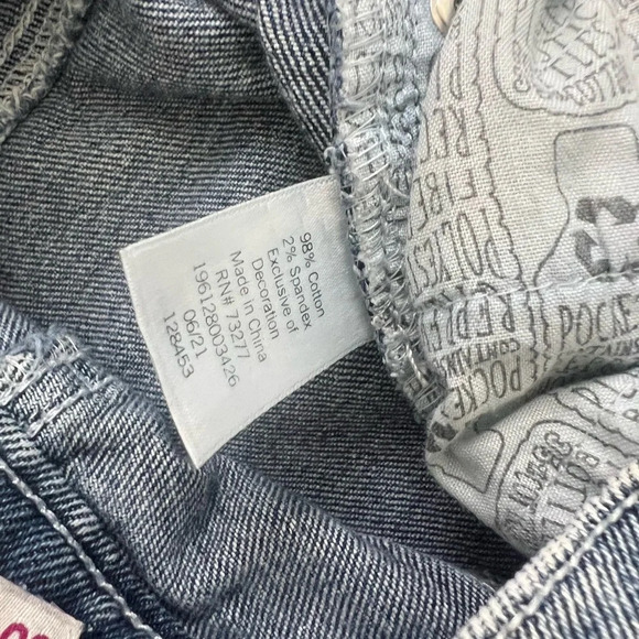 SO super high rise Dad Jeans Bandana Patchwork Denim Jeans size 3/26 - Picture 10 of 13